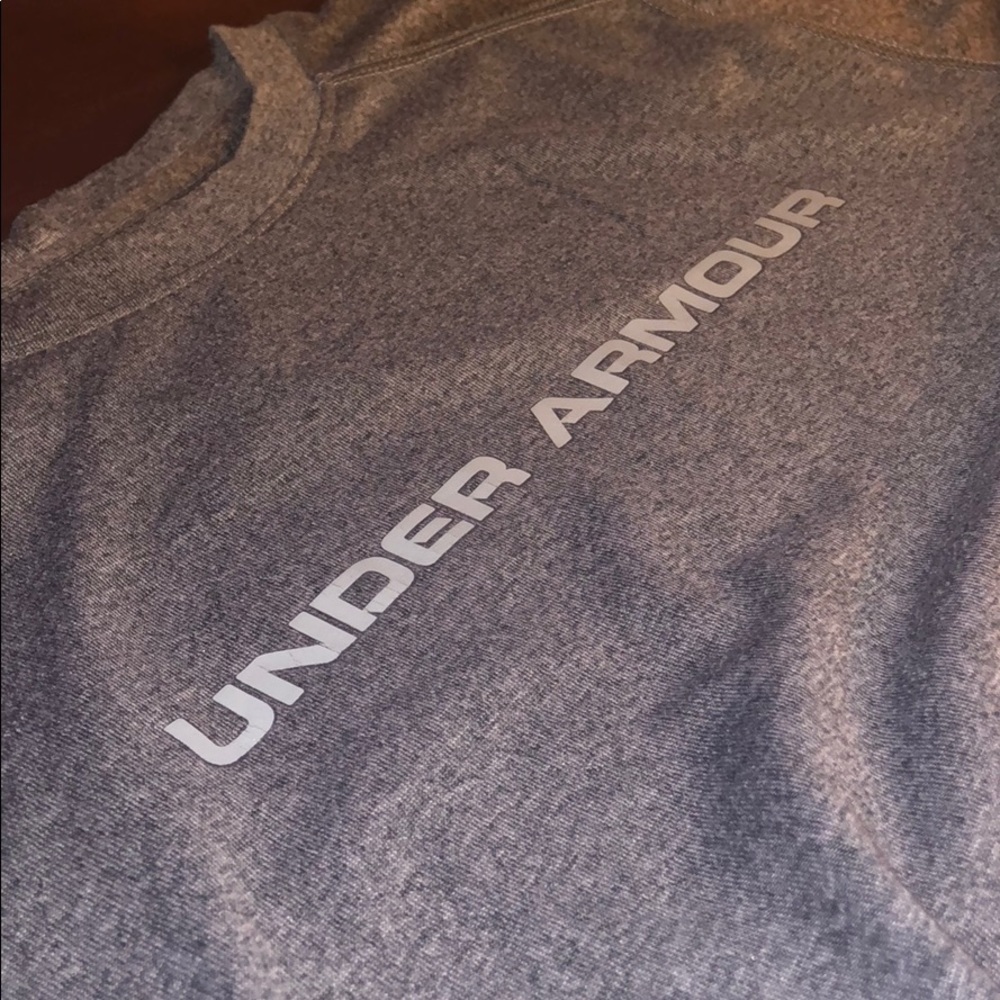 Men’s SM Under Armour Fitted LS Shirt - Picture 3 of 5
